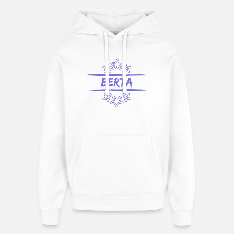 Berta Berta - Sweat à capuche unisexe Stanley/Stella Oversized - blanc