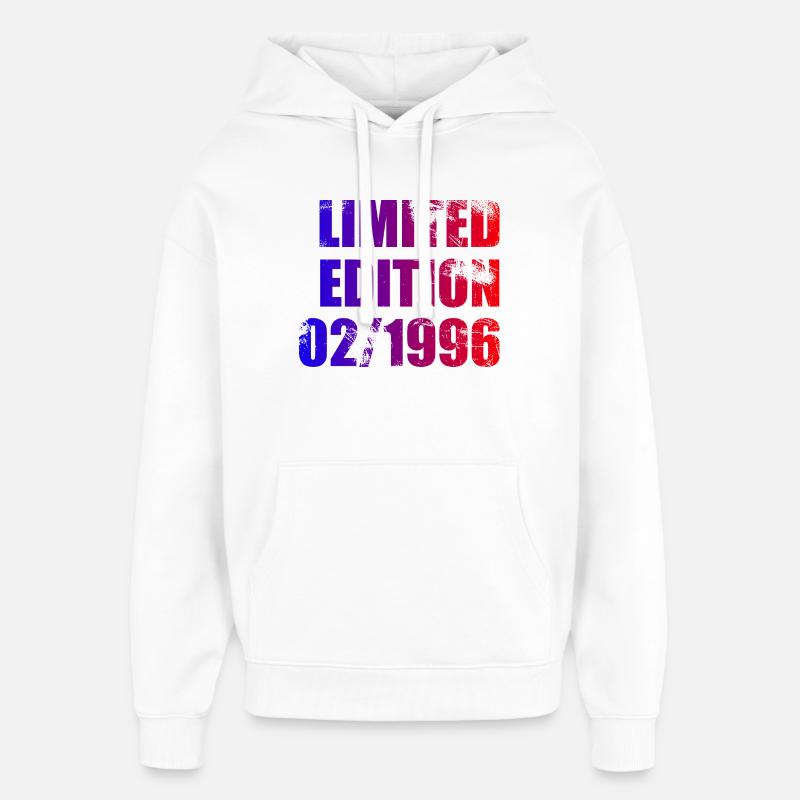 30e anniversaire Édition Limitée 02/1996 - Sweat à capuche unisexe Stanley/Stella Oversized - blanc