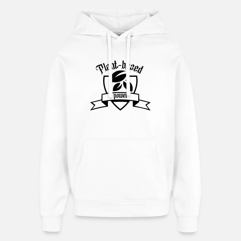 Plant-based power - Oversized Unisex Hoodie von Stanley/Stella - Weiß