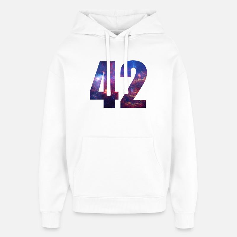 42 - Sweat à capuche unisexe Stanley/Stella Oversized - blanc