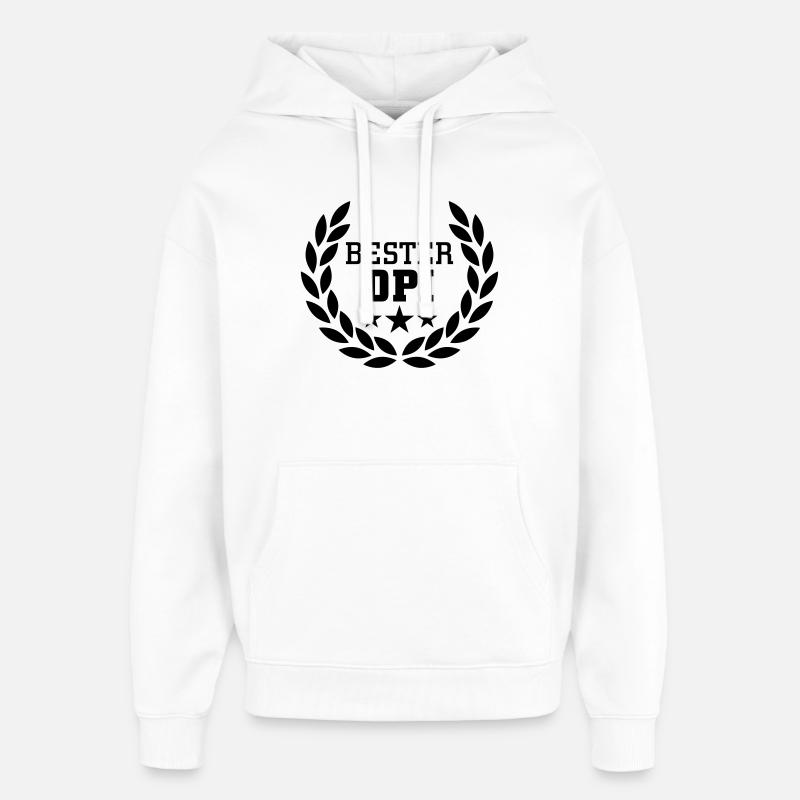 Bester Opi - Oversized Unisex Hoodie von Stanley/Stella - Weiß