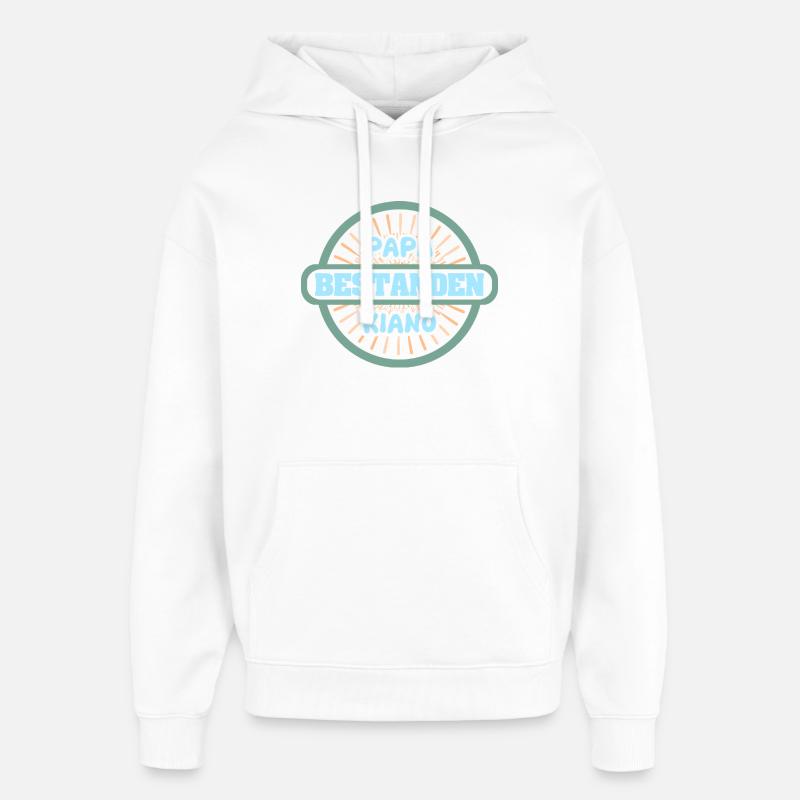 Cadeau pour Kiano - Sweat à capuche unisexe Stanley/Stella Oversized - blanc