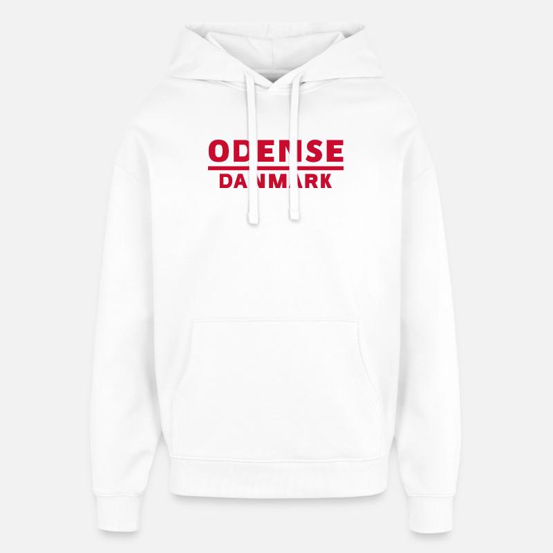 Odense, Danemark - Sweat à capuche unisexe Stanley/Stella Oversized - blanc