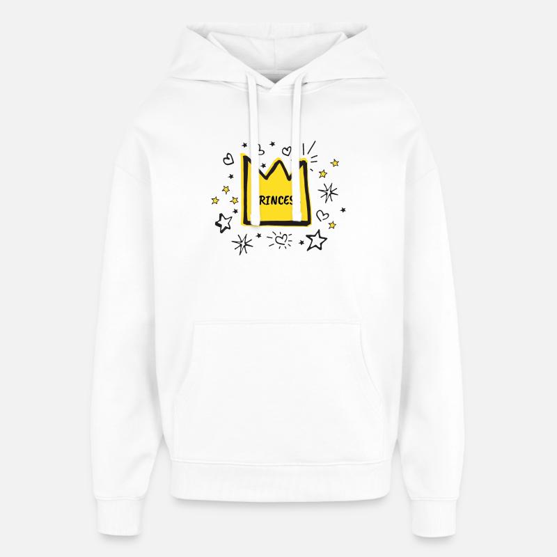 Princesse - Sweat à capuche unisexe Stanley/Stella Oversized - blanc