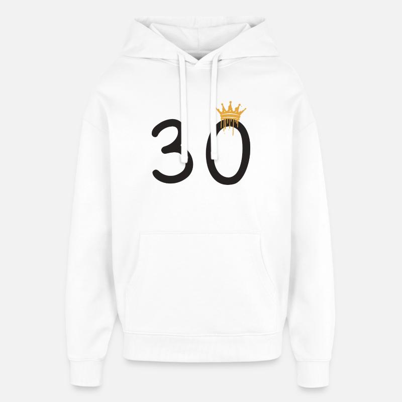 30 - Sweat à capuche unisexe Stanley/Stella Oversized - blanc