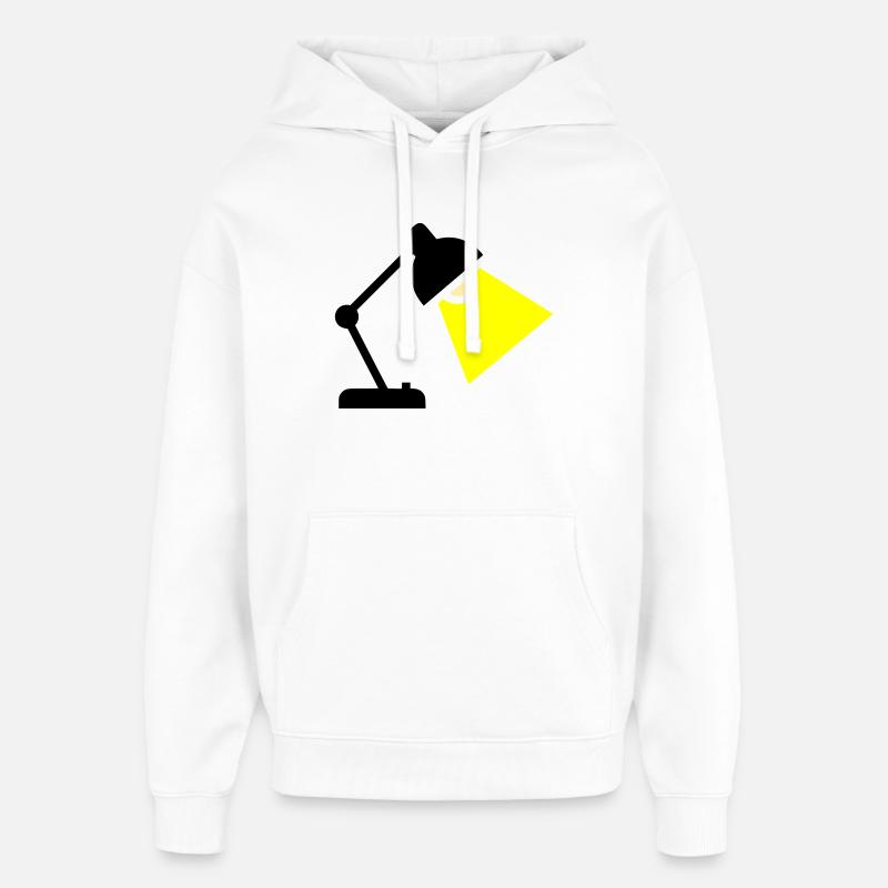 Idée de lampe de bureau - Sweat à capuche unisexe Stanley/Stella Oversized - blanc