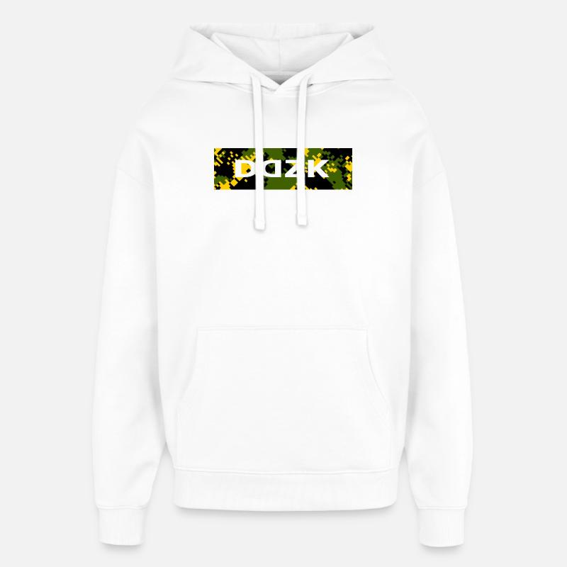 Cammo DDZK GTA - Sweat à capuche unisexe Stanley/Stella Oversized - blanc