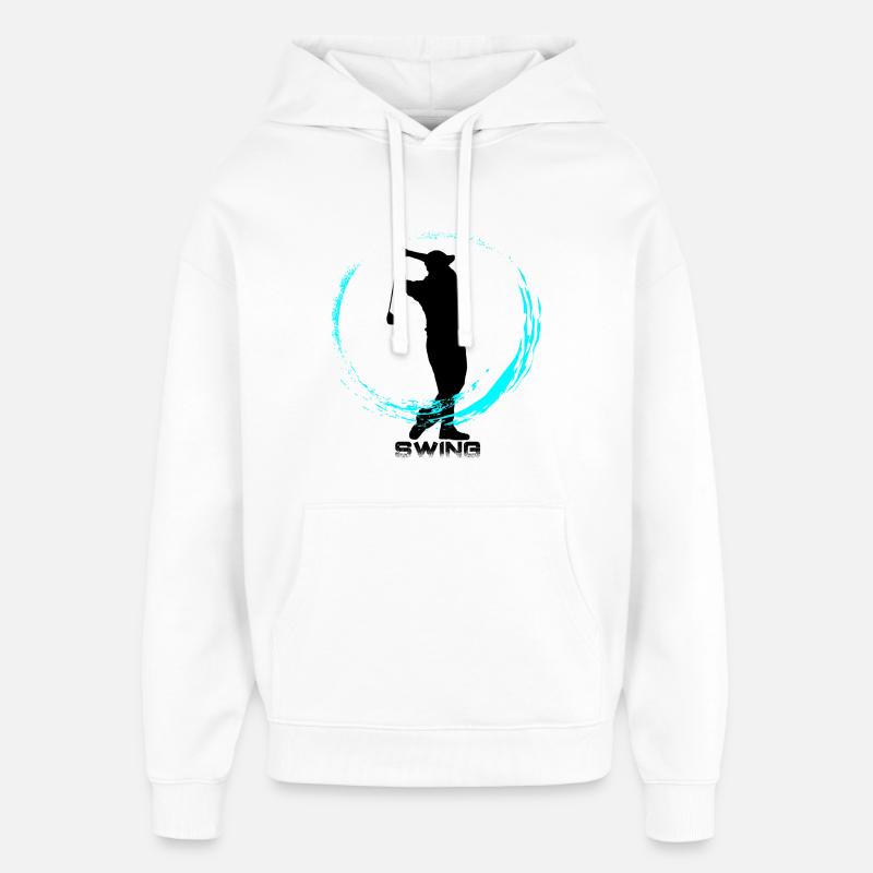 Le golf - Sweat à capuche unisexe Stanley/Stella Oversized - blanc