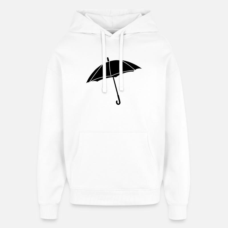 Parapluie - Sweat à capuche unisexe Stanley/Stella Oversized - blanc