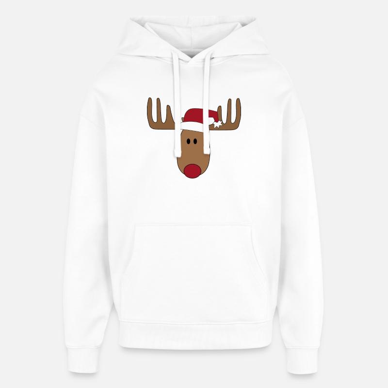 Orignal de Noël - Sweat à capuche unisexe Stanley/Stella Oversized - blanc