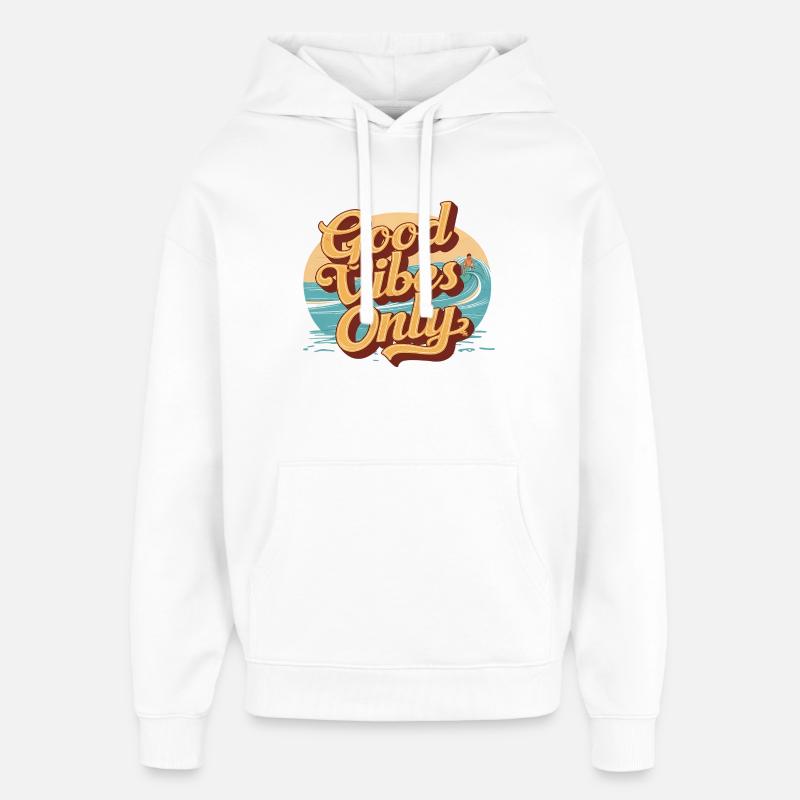 Été - Sweat à capuche unisexe Stanley/Stella Oversized - blanc