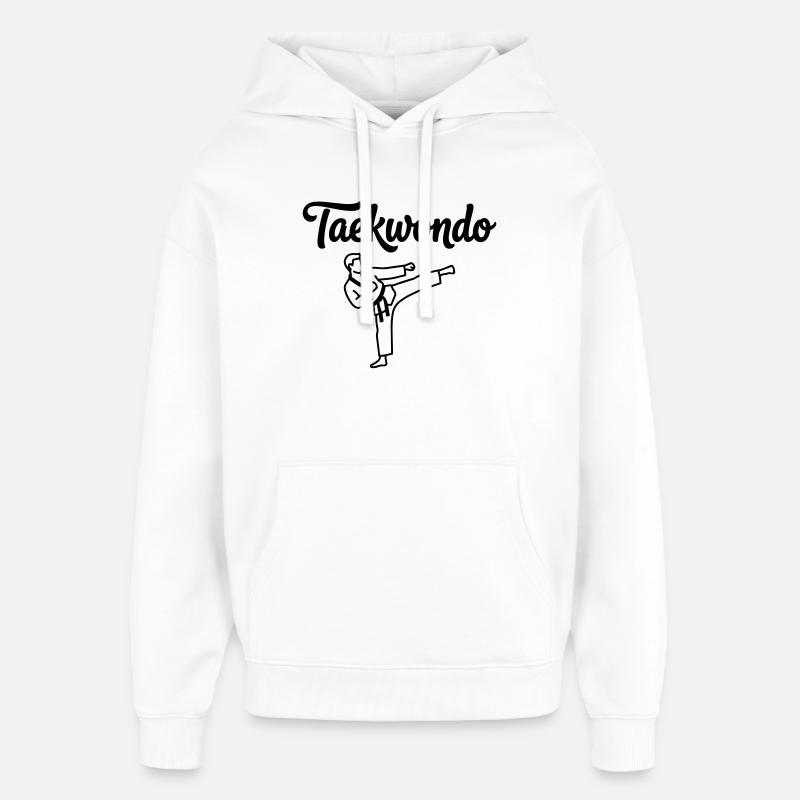 Taekwondo - Oversized Unisex Hoodie von Stanley/Stella - Weiß