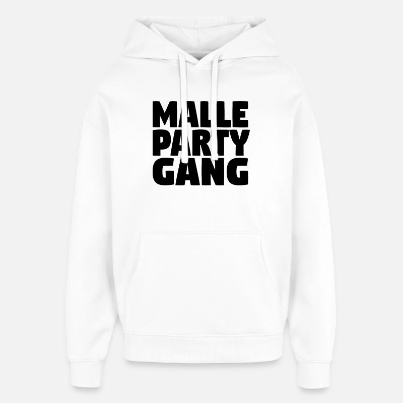Gang du Parti de Majorque - Sweat à capuche unisexe Stanley/Stella Oversized - blanc