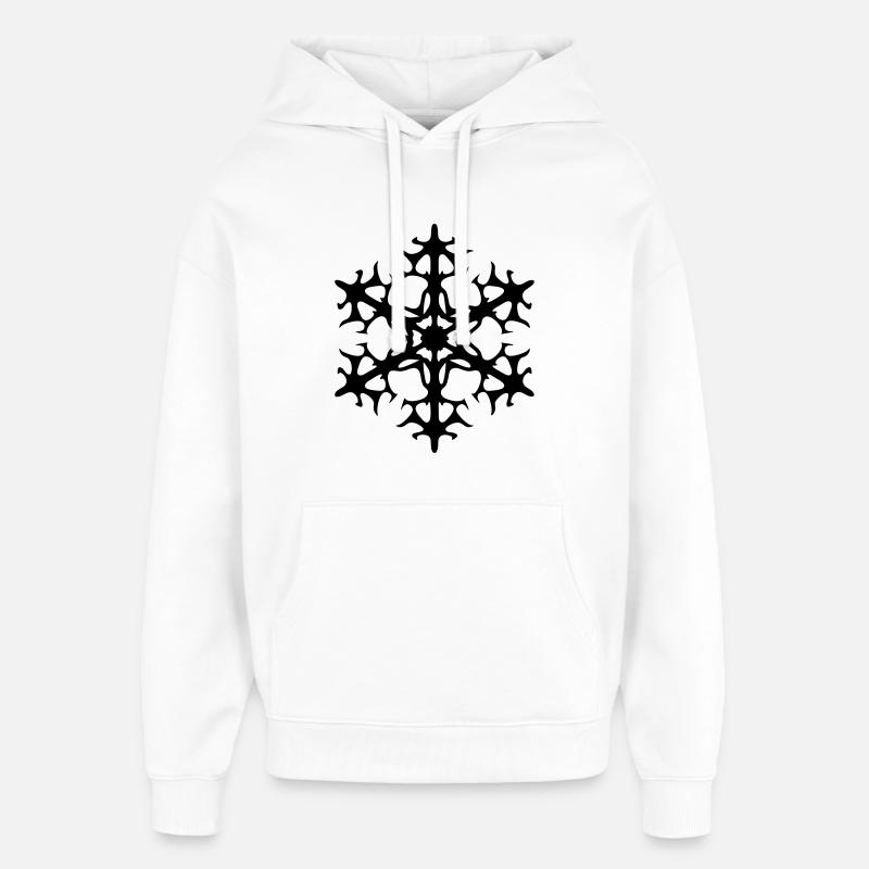 Schneestern - Oversized Unisex Hoodie von Stanley/Stella - Weiß