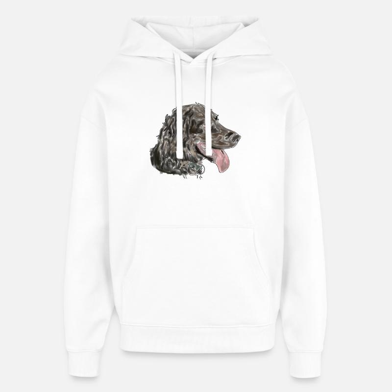 Quaildog - Sweat à capuche unisexe Stanley/Stella Oversized - blanc