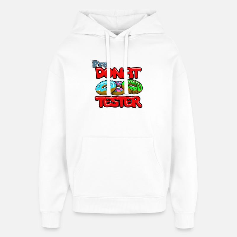 Testeur Pro Donut - Sweat à capuche unisexe Stanley/Stella Oversized - blanc