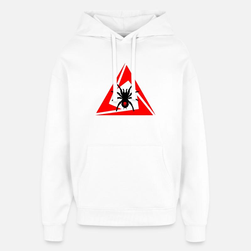 Araignée - Sweat à capuche unisexe Stanley/Stella Oversized - blanc