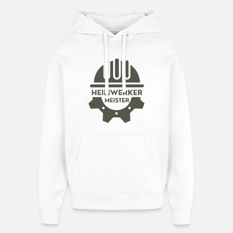 DIY Master – Proud DIY Design - Sweat à capuche unisexe Stanley/Stella Oversized - blanc