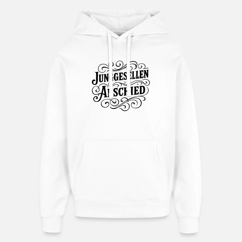 Enterrement de vie de garçon - Sweat à capuche unisexe Stanley/Stella Oversized - blanc