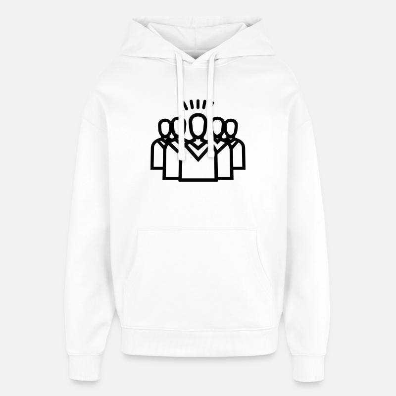 chorale - Sweat à capuche unisexe Stanley/Stella Oversized - blanc