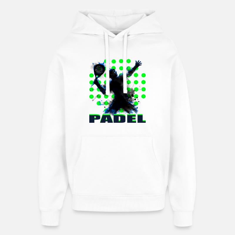 Padel - Sweat à capuche unisexe Stanley/Stella Oversized - blanc