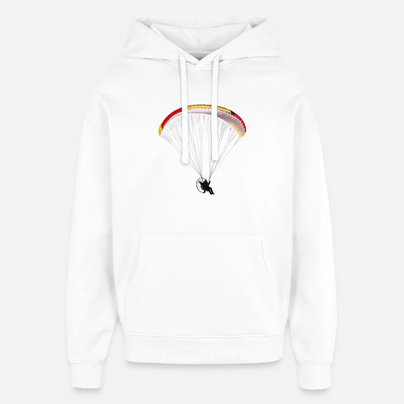 Paramotor - Sweat à capuche unisexe Stanley/Stella Oversized - blanc