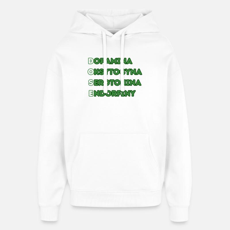 Dose PL - Sweat à capuche unisexe Stanley/Stella Oversized - blanc