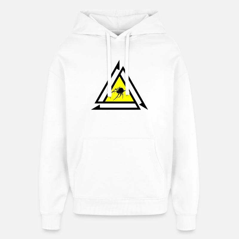 Araignée - Sweat à capuche unisexe Stanley/Stella Oversized - blanc