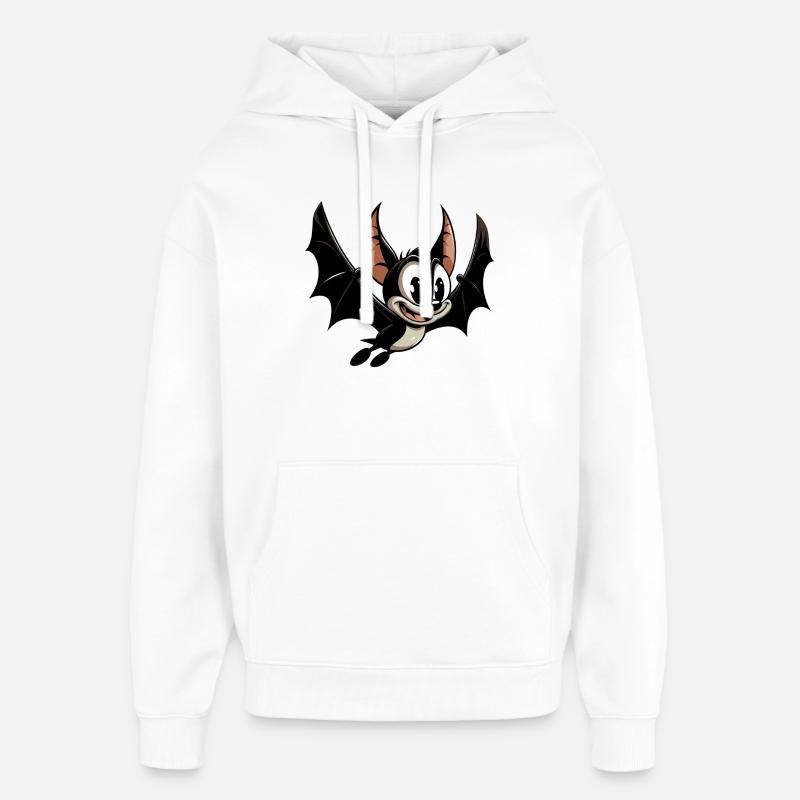 Chauve-souris - Sweat à capuche unisexe Stanley/Stella Oversized - blanc