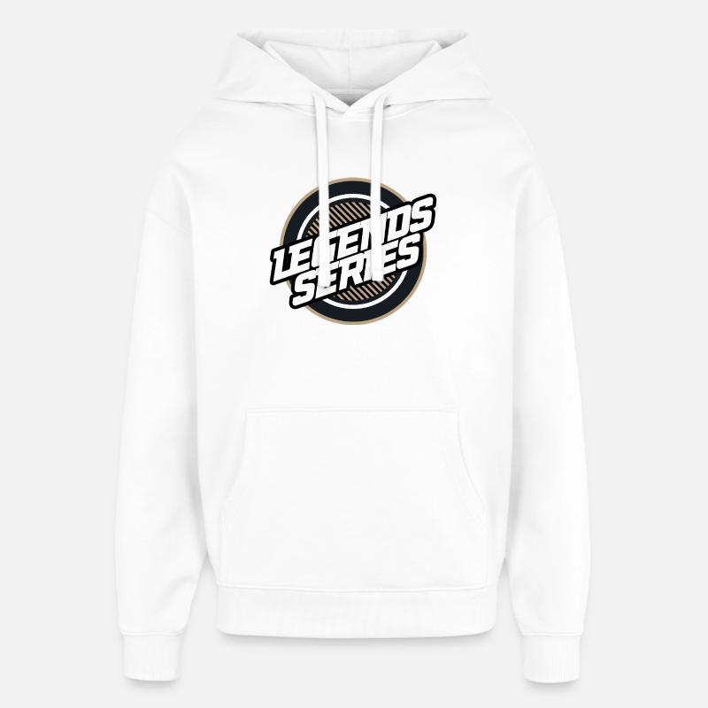 Emblème de la série Legends - Sweat à capuche unisexe Stanley/Stella Oversized - blanc