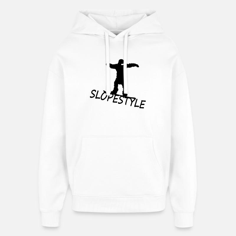 Slopestyle - Sweat à capuche unisexe Stanley/Stella Oversized - blanc