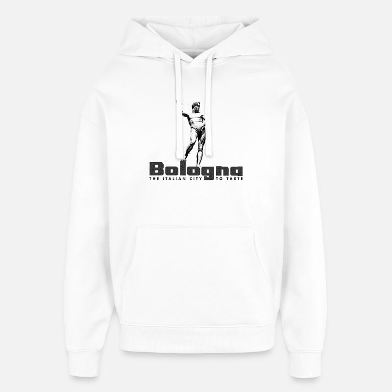 Bologne au goût - Sweat à capuche unisexe Stanley/Stella Oversized - blanc