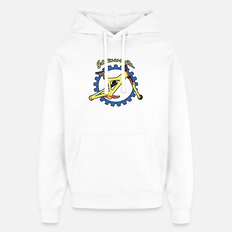 Je suis tellement sans roues - Sweat à capuche unisexe Stanley/Stella Oversized - blanc