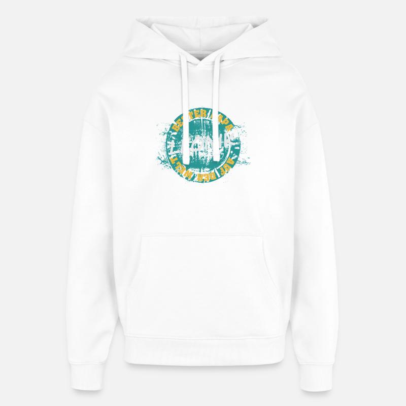 Cadeau pour Leonik - Sweat à capuche unisexe Stanley/Stella Oversized - blanc