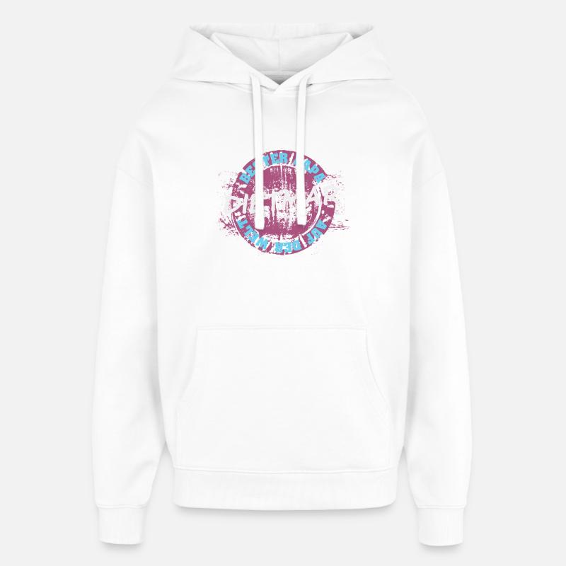 Cadeau pour Dietmar - Sweat à capuche unisexe Stanley/Stella Oversized - blanc