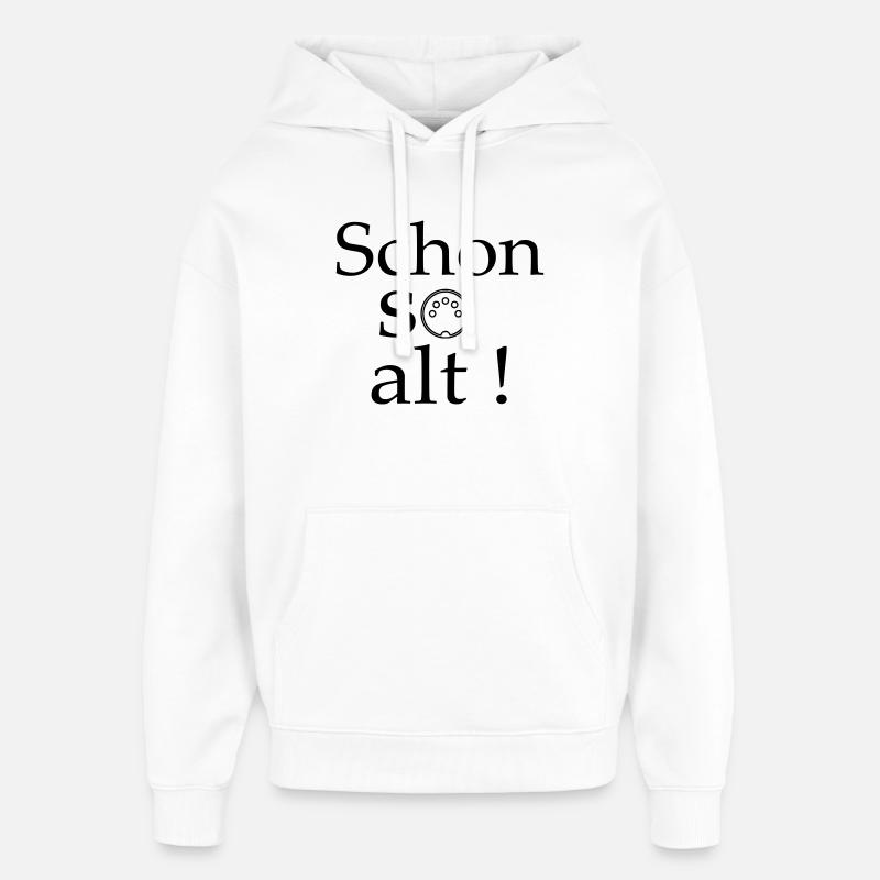 Prise audio ancienne - Sweat à capuche unisexe Stanley/Stella Oversized - blanc