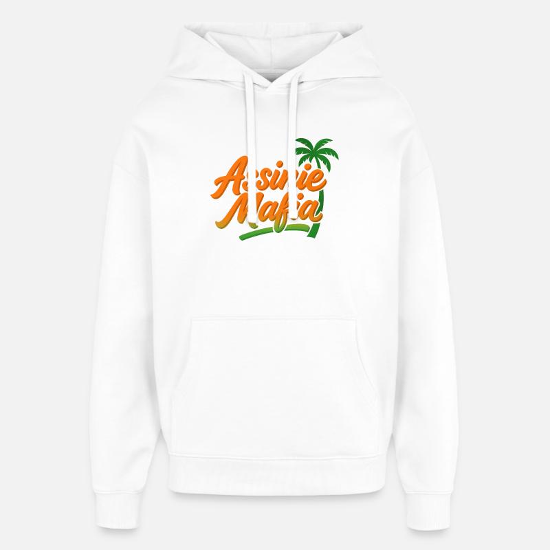 assinie Mafia - Sweat à capuche unisexe Stanley/Stella Oversized - blanc