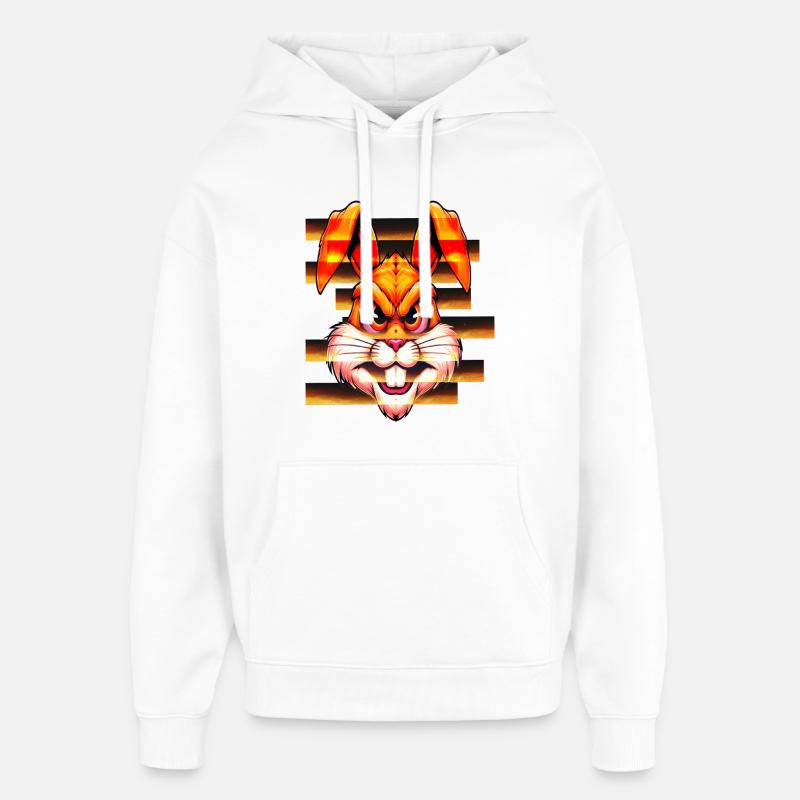 cool-custom-illustration-for-tshirt-de - Oversized Unisex Hoodie von Stanley/Stella - Weiß