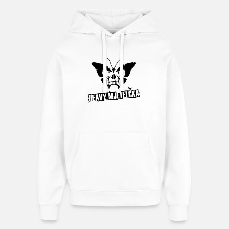 MJETELČKA LOURDE - Sweat à capuche unisexe Stanley/Stella Oversized - blanc