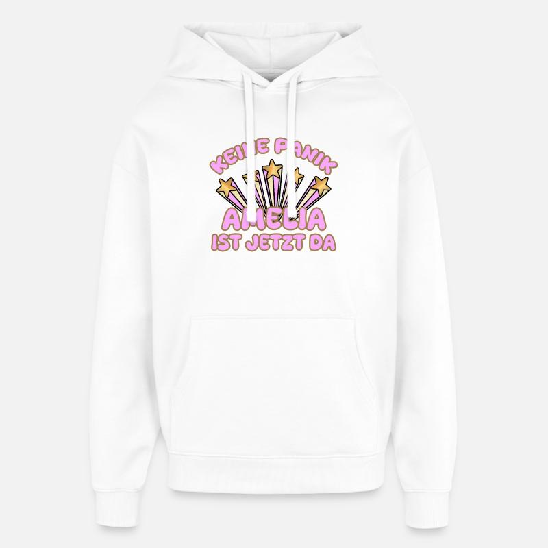 Spruch Amelia - Oversized Unisex Hoodie von Stanley/Stella - Weiß