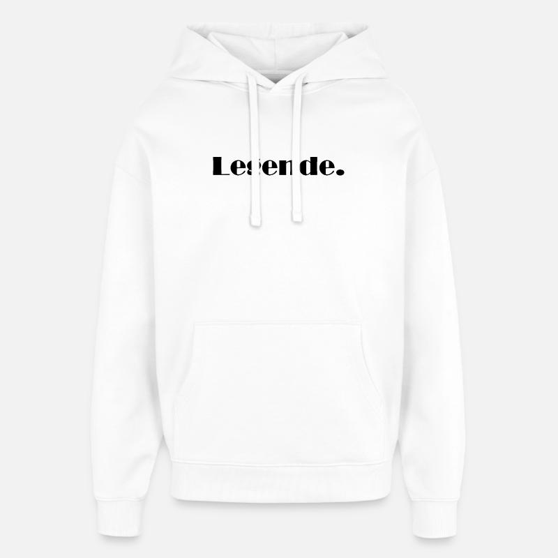 Légende - Sweat à capuche unisexe Stanley/Stella Oversized - blanc