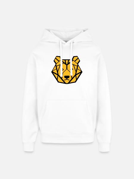 ours - Sweat à capuche unisexe Stanley/Stella Oversized - blanc