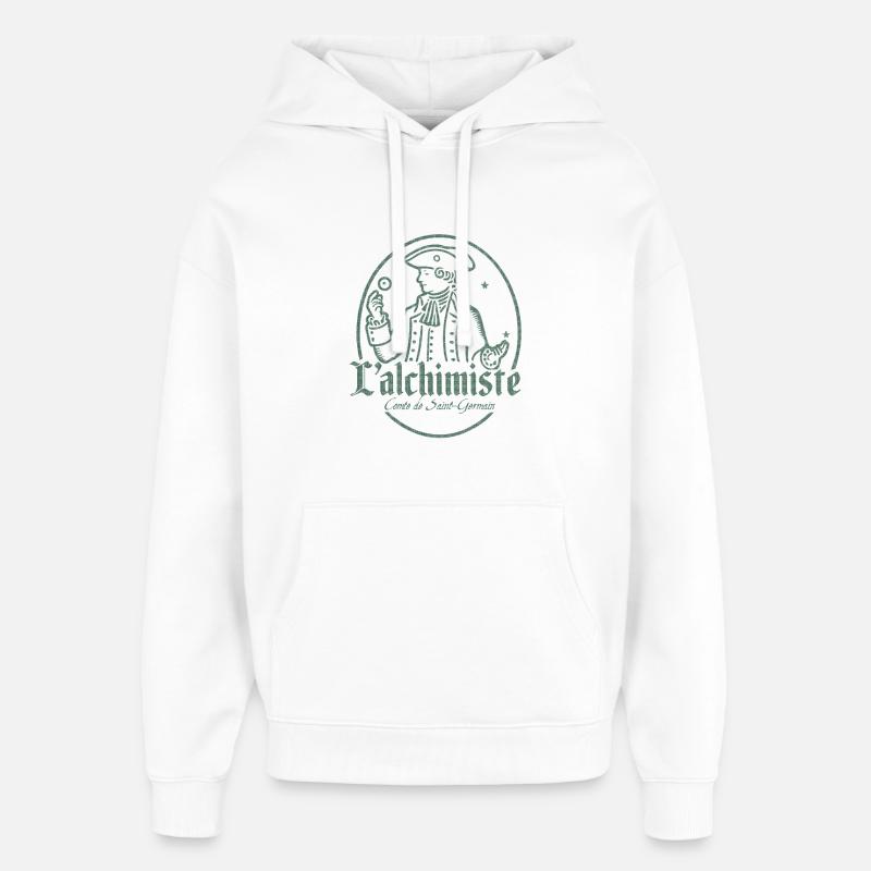 L’alchimiste - Sweat à capuche unisexe Stanley/Stella Oversized - blanc