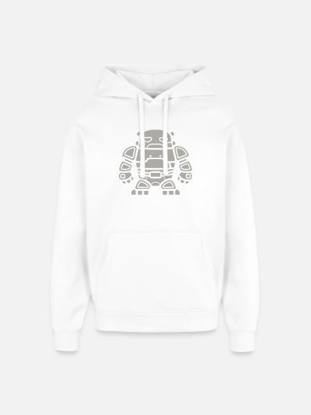 Golem - Oversized Unisex Hoodie by Stanley/Stella - white