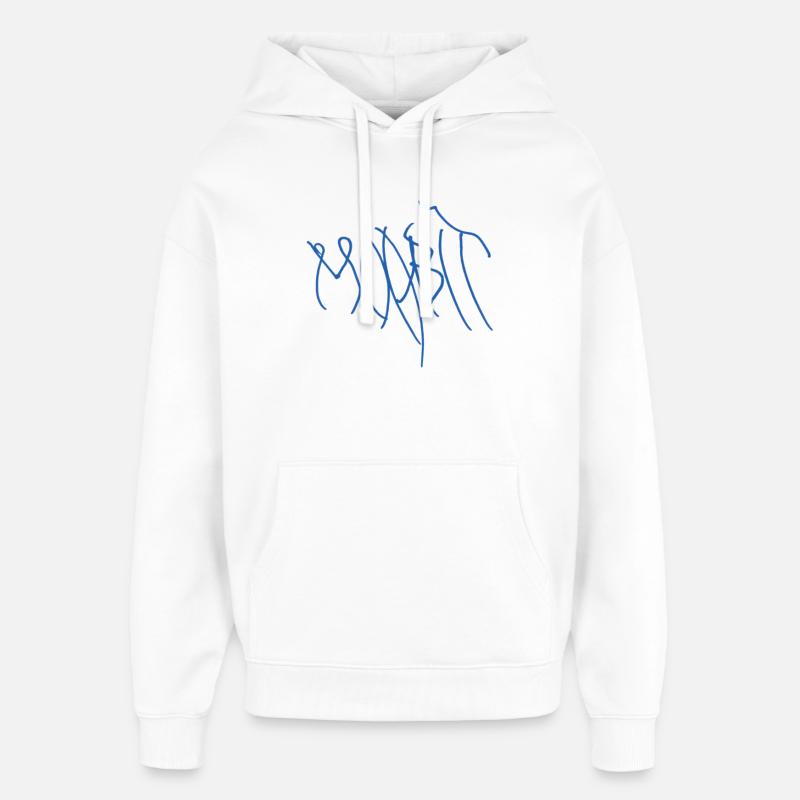 Geschenkidee für echte Moabiter - Oversized Unisex Hoodie von Stanley/Stella - Weiß
