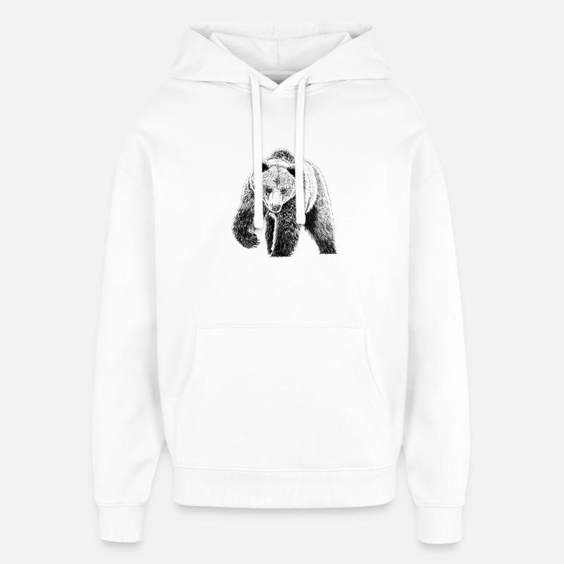 porter - Sweat à capuche unisexe Stanley/Stella Oversized - blanc