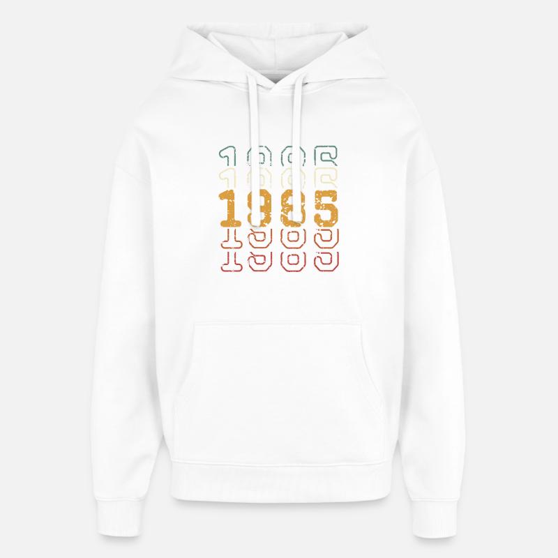 1985 - Sweat à capuche unisexe Stanley/Stella Oversized - blanc