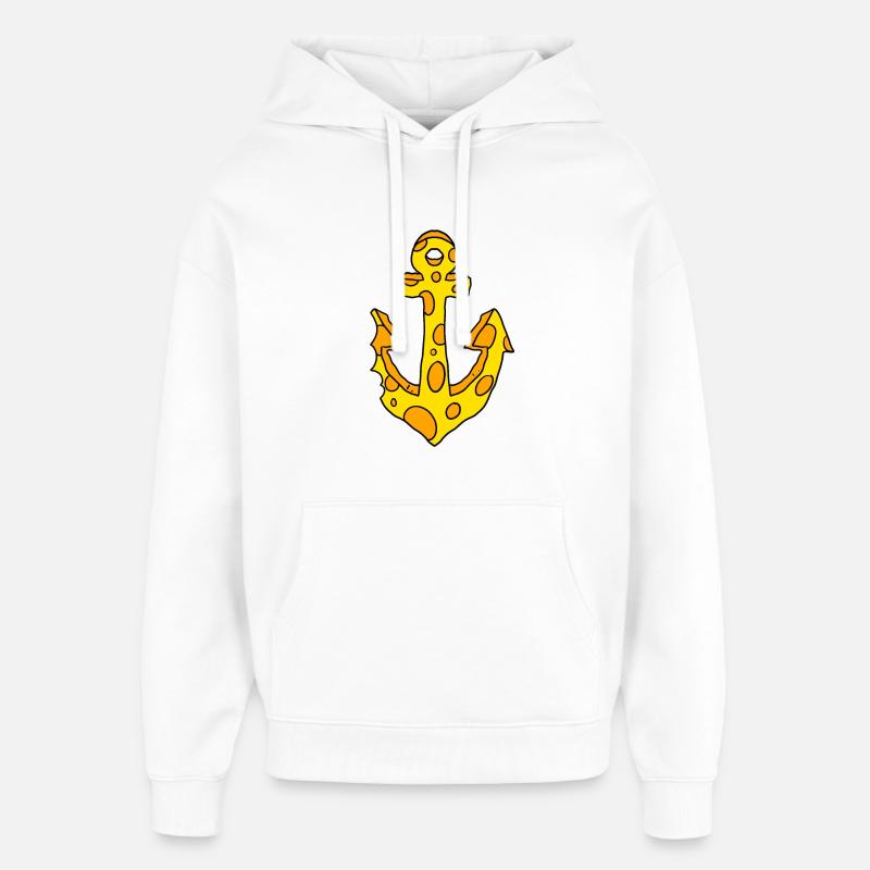 Fromage Anker - Sweat à capuche unisexe Stanley/Stella Oversized - blanc