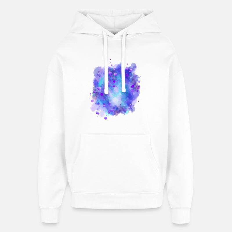 Azure Energy Sphere - Sweat à capuche unisexe Stanley/Stella Oversized - blanc