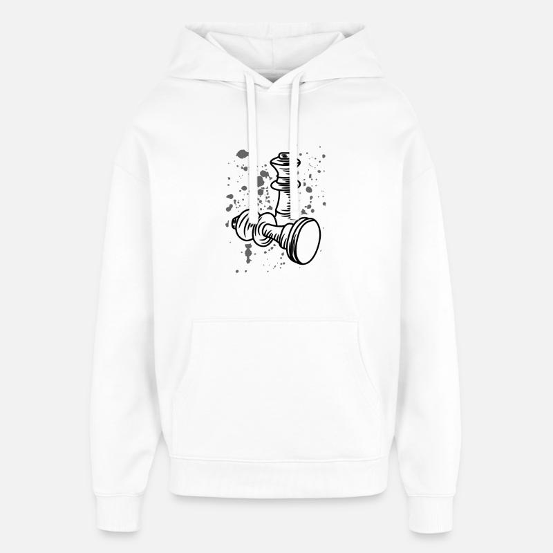 Pièce - Sweat à capuche unisexe Stanley/Stella Oversized - blanc